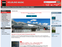 Tablet Screenshot of helblingchoral.com